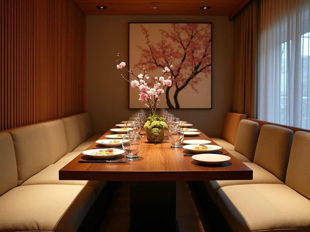 Private dining room at Aikawa